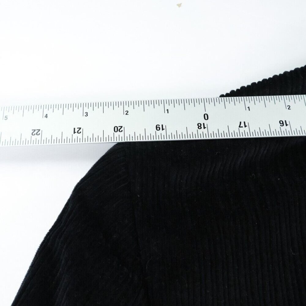 Kroon Corduroy Blazer Men 44L Sport Coat 2 Button Casual Jacket Black Fall - Picture 7 of 13